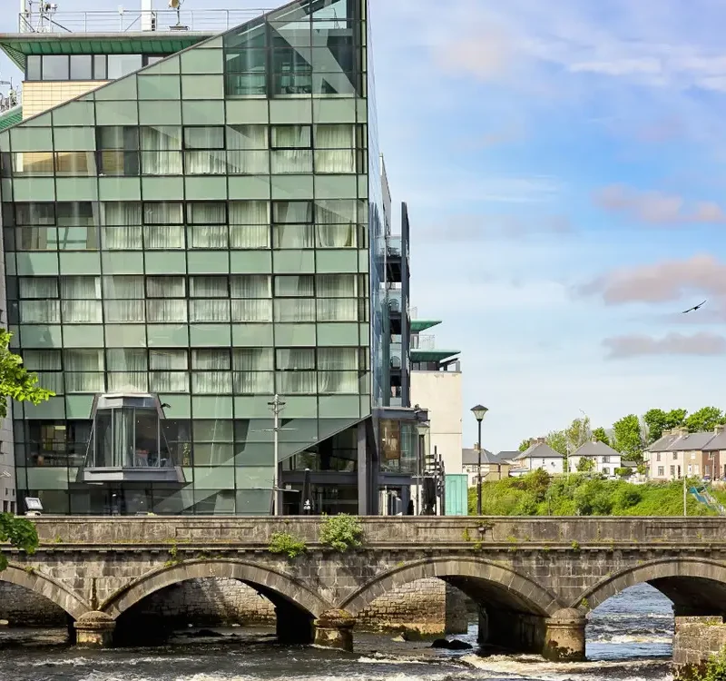 exterior view of The Glasshouse a four star hotel in Sligo Town